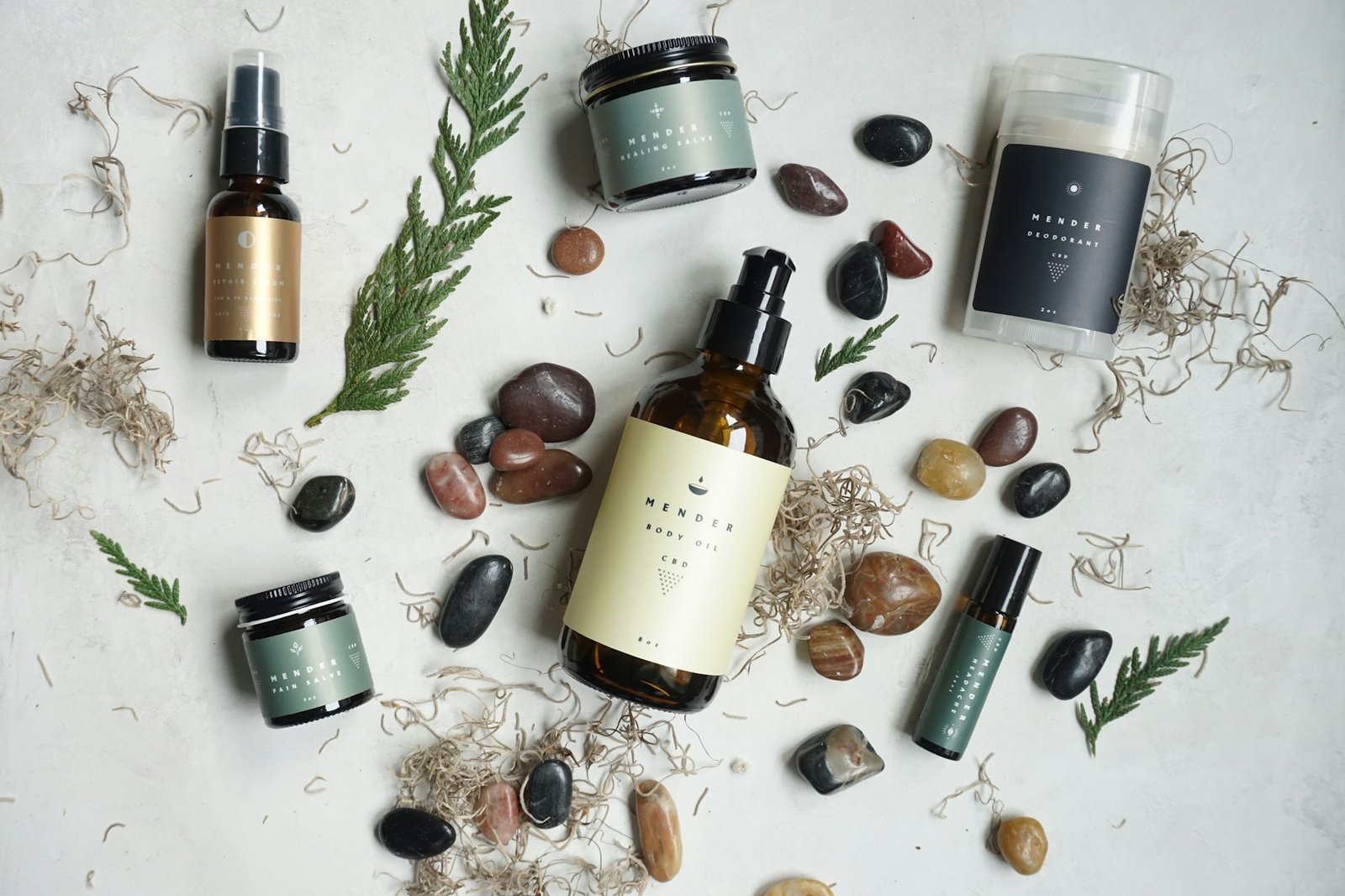 Luxury spa skincare products and treatment details