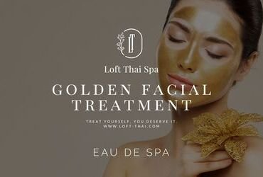 Golden facial treatment by Loft Thai Spa